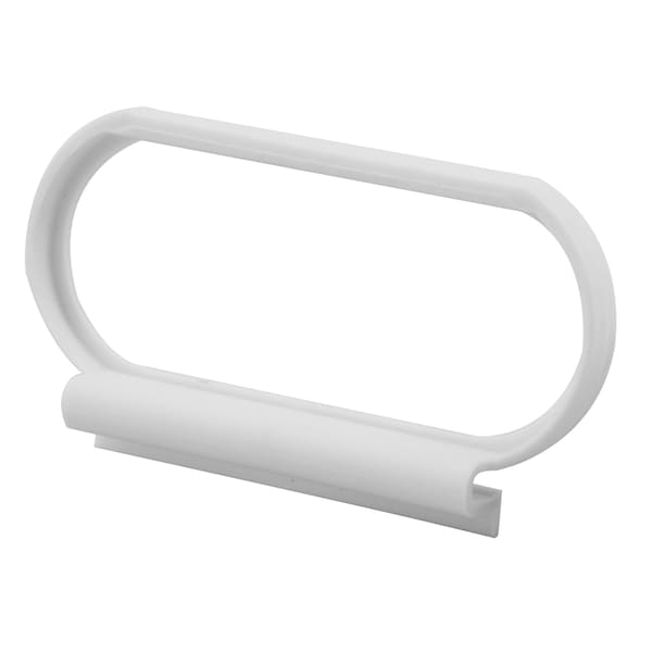 Spline Channel Pull Tabs, White, PK25
